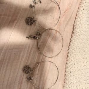 3 Alex and Ani bracelets